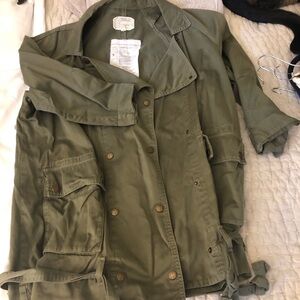 Current/Elliott Khaki Utility Jacket